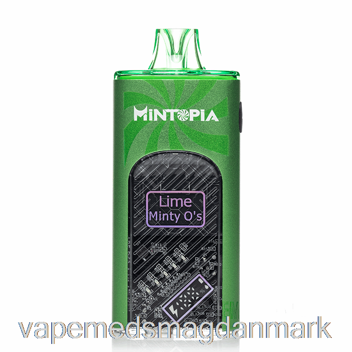 Vape Væske Mintopia Turbo 9000 Engangs Lime Minty Os